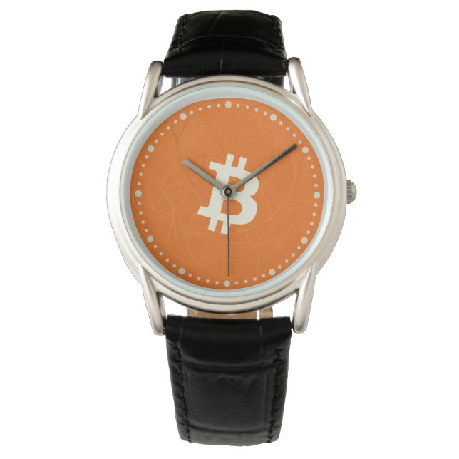 Bitcoin Classic Orange (Neuron) Armbandsur (Framsida)
