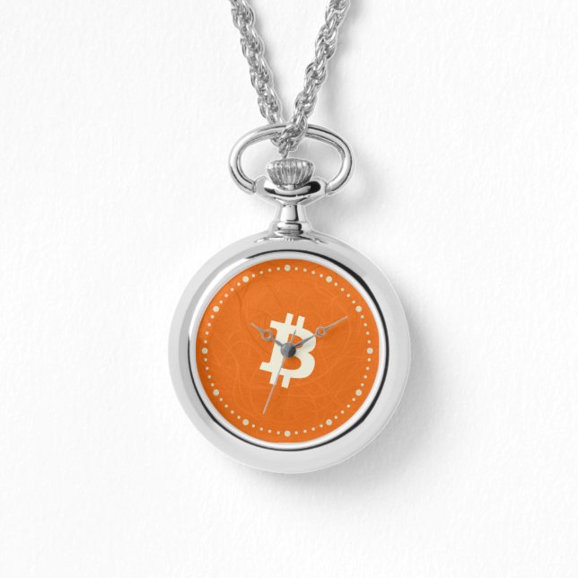Bitcoin Classic Orange (Neuron) Armbandsur (Framsida)