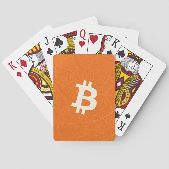 Bitcoin Classic Orange (Neuron) Casinokort (Baksidan)