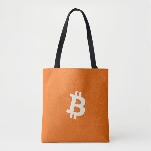 Bitcoin Classic Orange (Neuron) Tygkasse (Framsida)