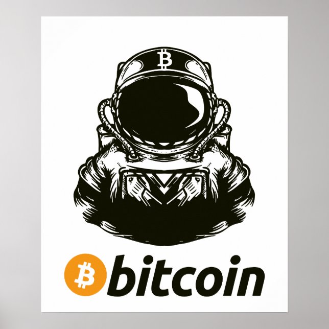 BITCOIN-Crypto Astronaut Poster (Framsidan)