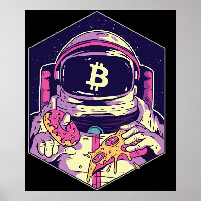 BITCOIN-Crypto Astronaut Poster (Framsidan)