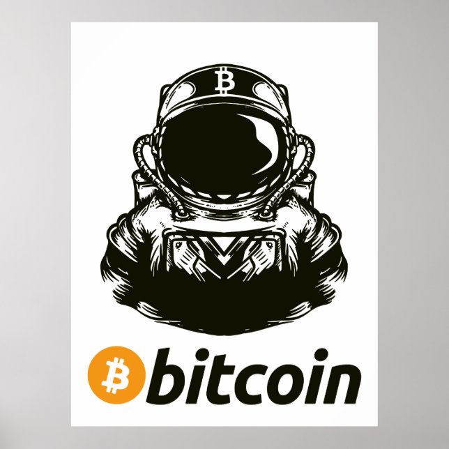 BITCOIN-Crypto Astronaut Poster (Framsidan)