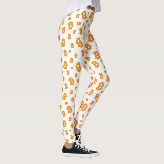 Bitcoin crypto- Btc-logotyp Leggings (Höger)