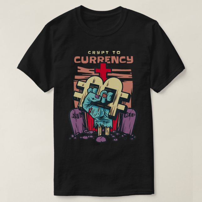 Bitcoin & Crypto Crypto Currency T Shirt (Design framsida)