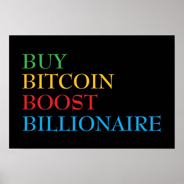 Bitcoin Crypto Poster (Framsidan)
