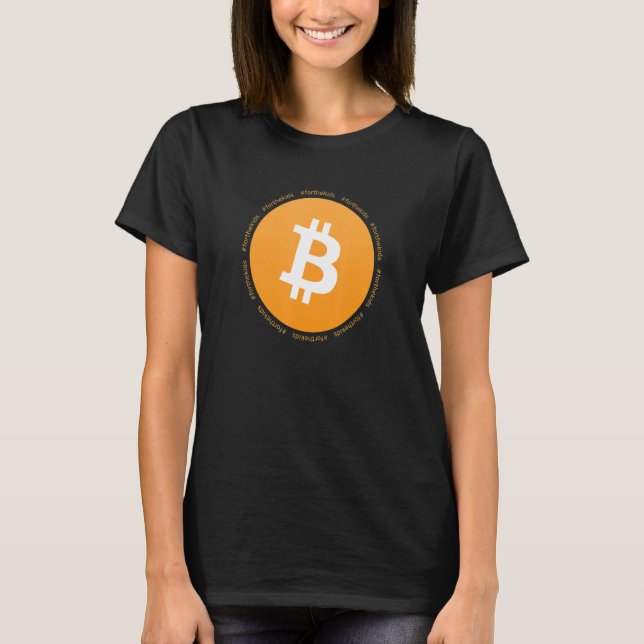 Bitcoin Crypto T Shirt (Framsida)