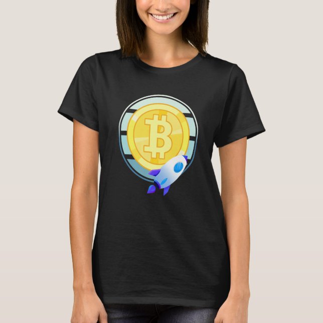 Bitcoin Cryptocurrency Crypto Exchange Bitcoiner B T Shirt (Framsida)