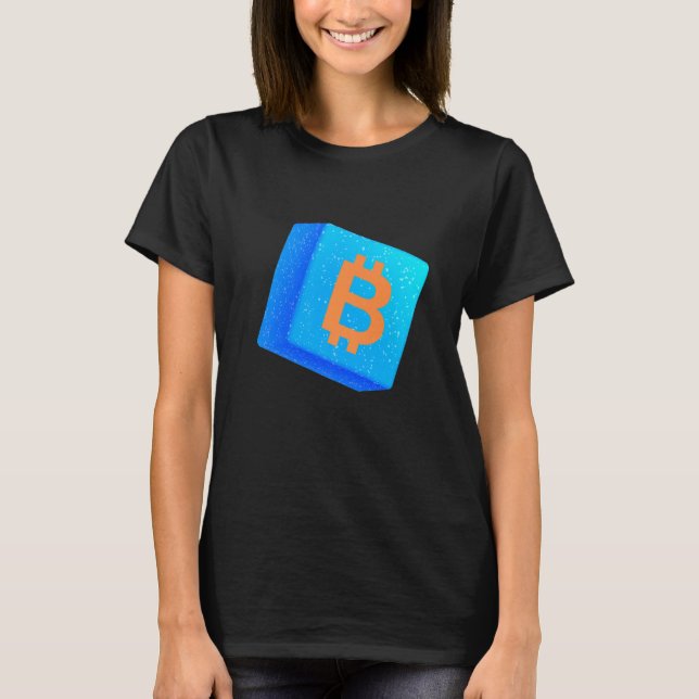 Bitcoin Cryptocurrency Crypto Exchange Blockchain T Shirt (Framsida)
