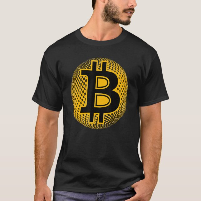 Bitcoin Cryptocurrency Miner Blockchain Daytrader T Shirt (Framsida)