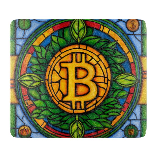 Bitcoin Cutting Board (Framsidan)
