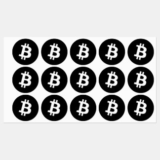 Bitcoin-dekaler Klistermärke