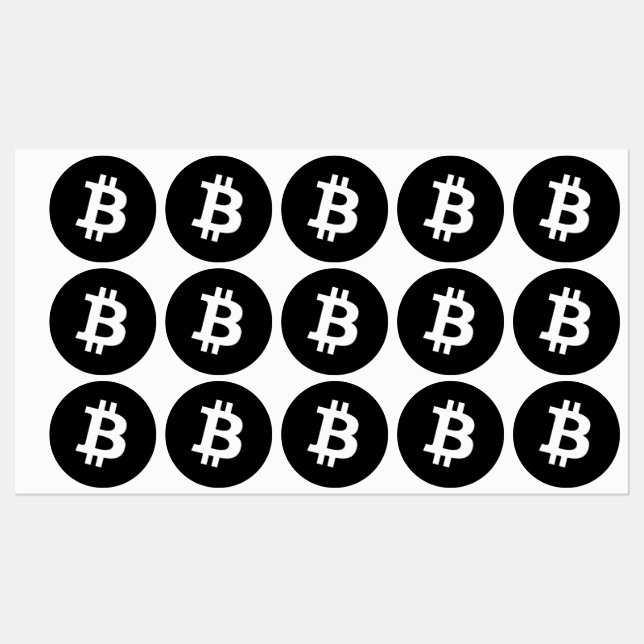 Bitcoin-dekaler Klistermärke (Ark)