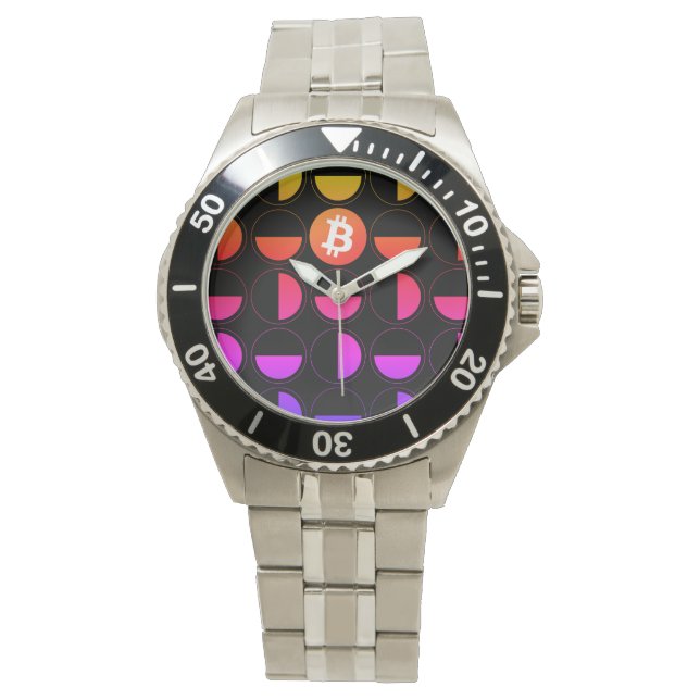 Bitcoin Designer Armbandsur (Framsida)