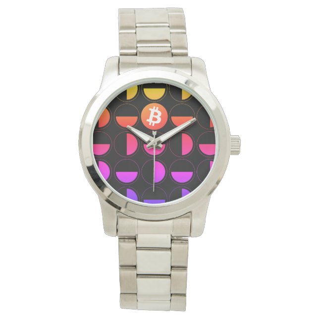 Bitcoin Designer Armbandsur (Framsida)