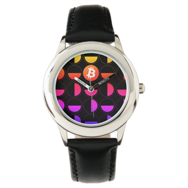 Bitcoin Designer Armbandsur (Framsida)