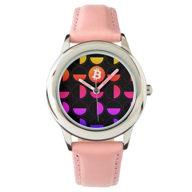 Bitcoin Designer Armbandsur (Framsida)
