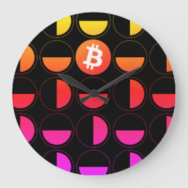 Bitcoin Designer Stor Klocka