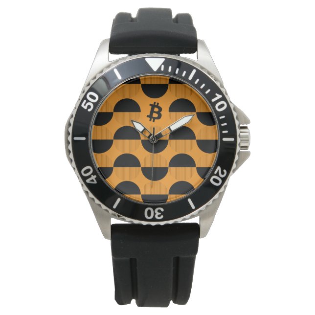 Bitcoin Designer Watch Armbandsur (Framsida)