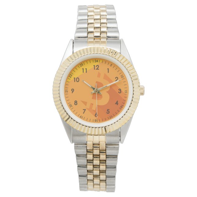 Bitcoin Designer Watch Armbandsur (Framsida)