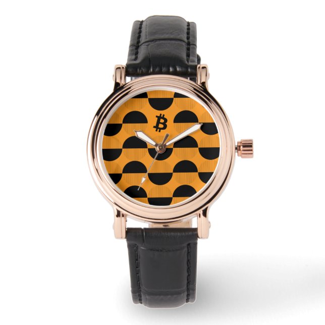 Bitcoin Designer Watch Armbandsur (Framsida)