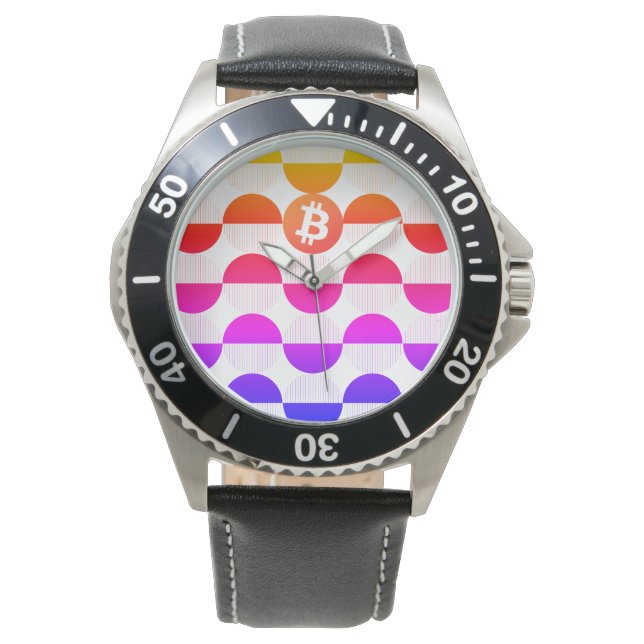 Bitcoin Designer Watch Armbandsur (Framsida)