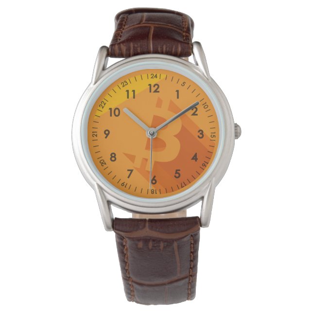 Bitcoin Designer Watch Armbandsur (Framsida)