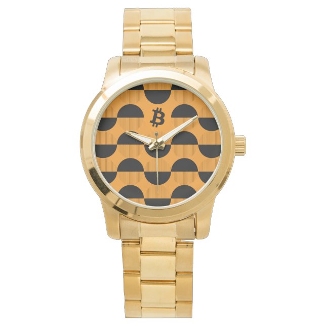 Bitcoin Designer Watch Armbandsur (Framsida)
