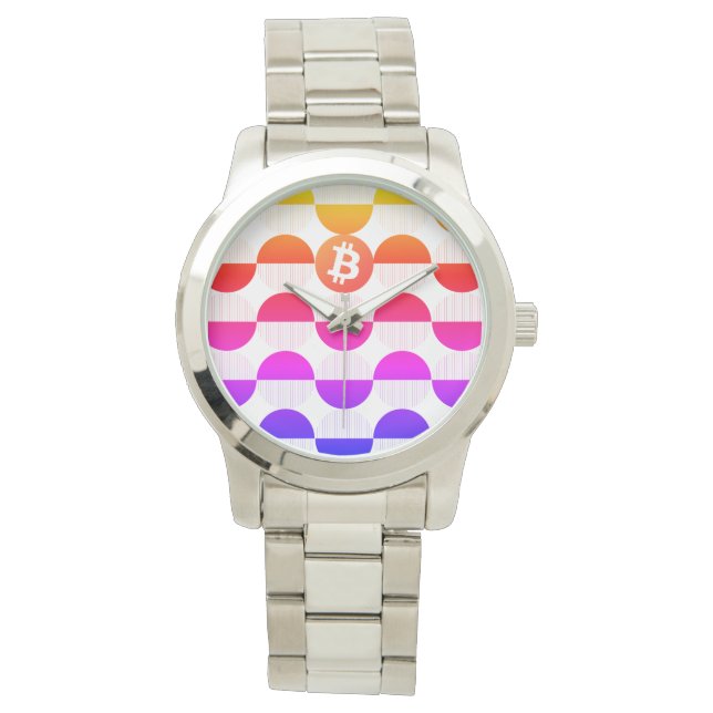 Bitcoin Designer Watch Armbandsur (Framsida)