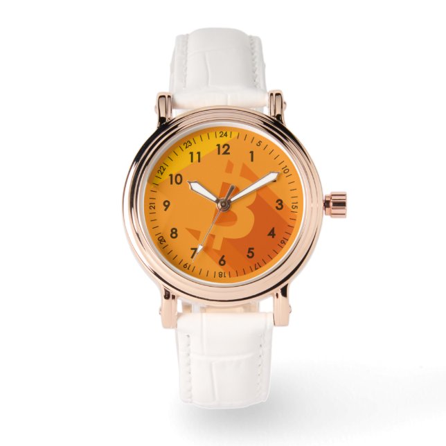 Bitcoin Designer Watch Armbandsur (Framsida)