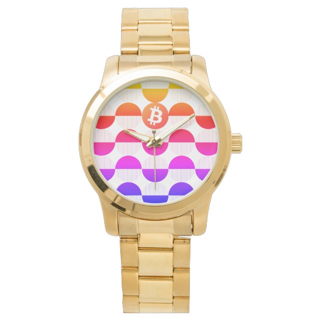 Bitcoin Designer Watch Armbandsur (Framsida)