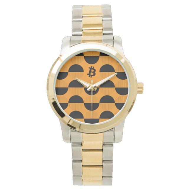 Bitcoin Designer Watch Armbandsur (Framsida)