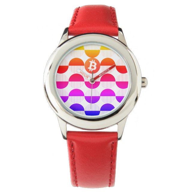 Bitcoin Designer Watch Armbandsur (Framsida)