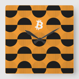 Bitcoin Designer Watch Fyrkantig Klocka
