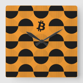 Bitcoin Designer Watch Fyrkantig Klocka
