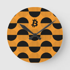 Bitcoin Designer Watch Rund Klocka