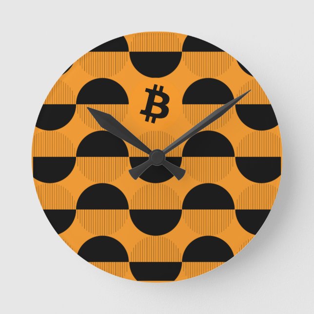 Bitcoin Designer Watch Rund Klocka (Framsida)