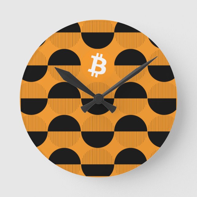 Bitcoin Designer Watch Rund Klocka (Framsida)