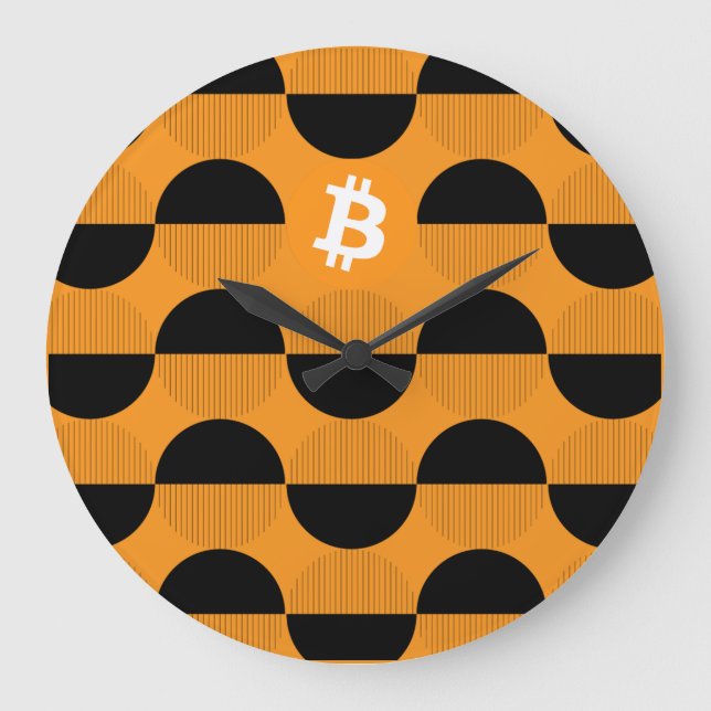 Bitcoin Designer Watch Stor Klocka (Framsida)
