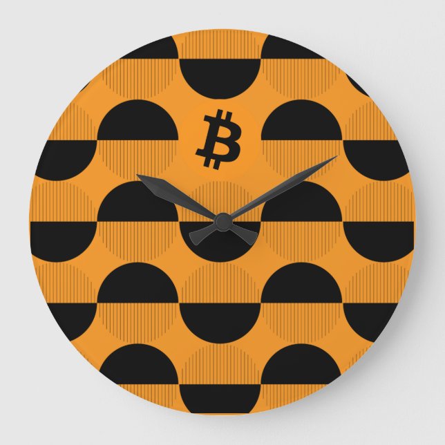 Bitcoin Designer Watch Stor Klocka (Framsida)