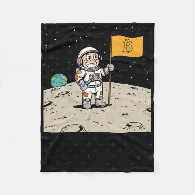 Bitcoin Digital Currency and Blockchain Technology Fleecefilt (Framsidan)