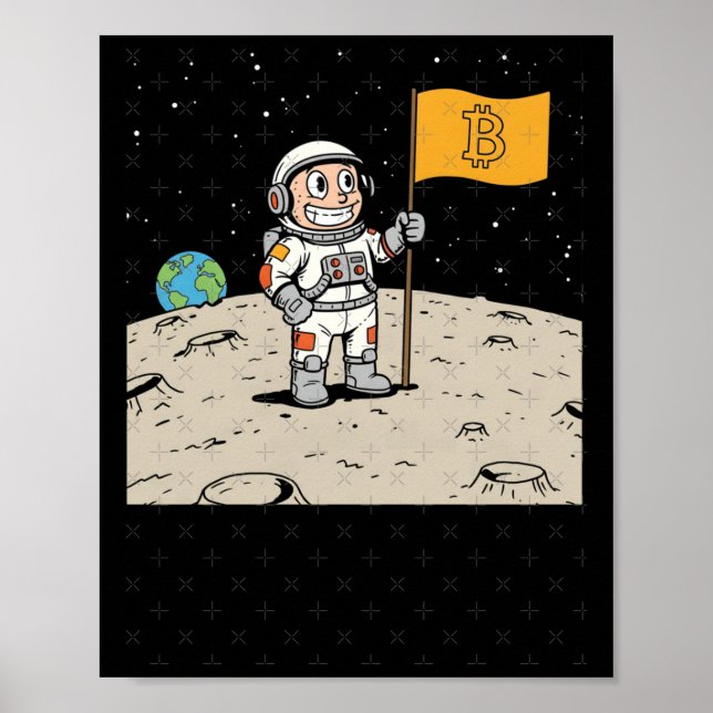 Bitcoin Digital Currency and Blockchain Technology Poster (Framsidan)