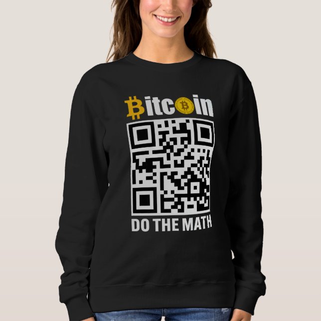 Bitcoin Do The Math BTC Crypto Mens Saying T Shirt (Framsida)