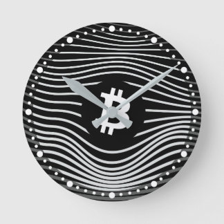 Bitcoin Force (Black) Rund Klocka