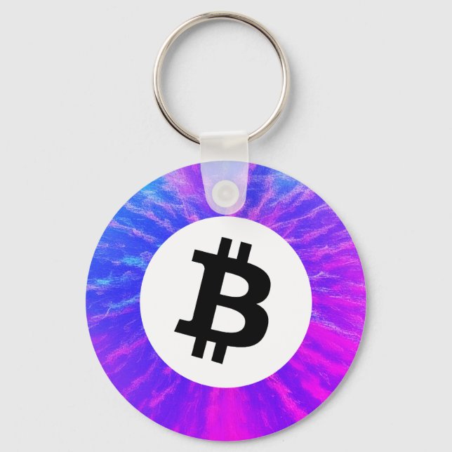 Bitcoin Frekvens Nyckelring (Framsida)
