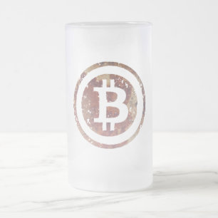 Bitcoin Frostat Ölglas