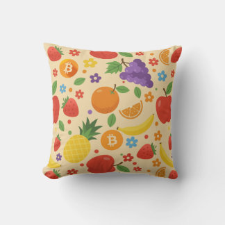 Bitcoin Frukter Kudde
