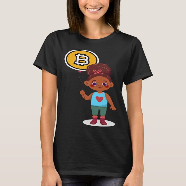 Bitcoin Girl Choice Of Investment Bitcoin Cryptocu T Shirt (Framsida)