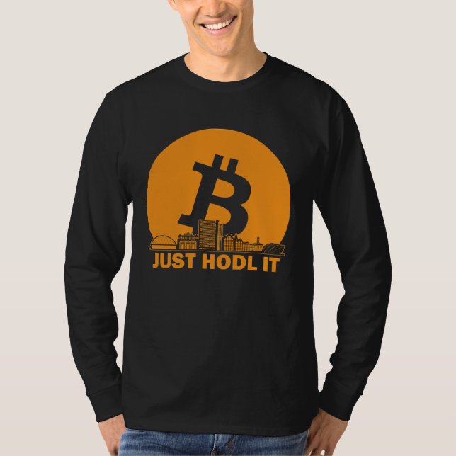 Bitcoin Glasgow Skyline  Glasgow Bitcoin Maximalis T Shirt (Framsida)