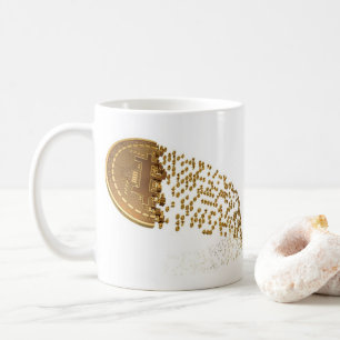 Bitcoin Guld Design Mugg (BTC)